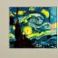 Placeholder: james webb telescope image in the style of van gogh's starry night