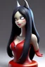 Placeholder: marceline vampire adventure time bust cartoon style