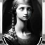 Placeholder: a young woman playing video games, Gustave Doré black and white illustration, perfect eyes, beautiful face