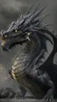 Placeholder: fat black dragon