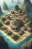 Placeholder: Eine Insel mit gestrandeten Schülern die eine neue Zivilisation aufbauen.