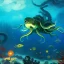 Placeholder: Kraken underwater by van Gogh 8k