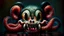 Placeholder: octopus mickey mouse hybrid, photorealism, horror, evil, hungry, high resolution,