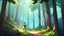 Placeholder: Best Quality, Masterpiece, Female, Nipples, Romantic, Cute, forest, hike