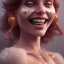 Placeholder: Ultra detailed very beautiful smileing clown girl,beautiful real skin, red nose, symmetrical, ultra detailed curl hair, soft lighting, ultra detailed face, concept art, digital painting, looking into camera, octane render, art by artstation