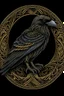 Placeholder: Celtic knot raven