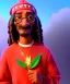 Placeholder: Snoop Dogg, smoke weed, burning dollars, weed background, hyper realistic