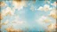 Placeholder: Hyper Realistic Sky-Blue, White & Golden Groovy-Grungy-Rustic-Background