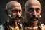 Placeholder: portrait of a bald and shaved Atul Bhardwaj building lego, steampunk, brown eyes, no facial hair, steampunk, unreal 5, octane render, cinema4d, dynamic lighting, soft lighting, 4k, redshift render, highly detailed, hyper realistic