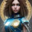 Placeholder: portrait of a teenager brown girl with curly brown long hair and blue eyes,steampunk style,8k quality,full body shot, masterpiece, best quality,sparkling eyes, fluorescent skin, colorful makeup, highly detailed body,sun light, 4K, RAW, depth of field, high contrast, realistic details, 24mm