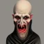 Placeholder: Realistic Nosferatu with tentacle beard as Russian Orthodox and vampire fangs