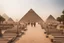 Placeholder: tourist walkway with the pyramids