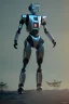 Placeholder: robot soldier futuristic droid armored