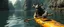 Placeholder: ancient ogre troll in kayak