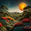 Placeholder: An incredibly peaceful detailed landscape, Max Ernst, Henri Rousseau, Haji Widayat, primordial nature, sun, strong texture, extreme detail, intricate, strong colours, bas-relief, high resolution, volumetric light, 8k, 3d, cinematic, rich moody colors, sparkles, decal, octane render, 55mm photography, 8k, sharp focus, volumetric light, ZBrush