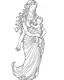 Placeholder: mother coloring page, full body (((((white background))))), only use an outline., real style, line art, white color, clean line art, white background, Sketch style