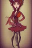 Placeholder: Portrait lady, full body shot, full-color long shot style of autumnfairycoquette