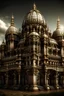 Placeholder: Portrait of a steampunk fantasy palace with gothic architecture