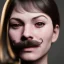 Placeholder: A mustachioed woman, RTX, TXXA, SSAO, High quality,hyperrealistic, cinematic, Super detailed, Anti-Aliasing,Full color, HDR,4k