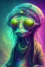 Placeholder: Alien hippie