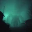 Placeholder: The atmosphere is eerie, suffocating, and raw, with the feeling that the camera operator is witnessing something forbidden and legendary — a colossal being that has been hiding for ages, suddenly revealed. The image must feel authentic and unpolished — like amateur footage captured in real time. Prioritize pixelation, color noise, digital compression artifacts, motion blur, and the unsettling atmosphere of being near a gigantic shadow-creature. Do not stylize or modernize.