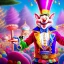 Placeholder: ringleader, Arthur Kulkov face shot, front, handsome, circus, male, Yamada Akihiro artwork, Russian, lisa Frank fantasy, detailed matte painting, 8k resolution, Golden hour, interesting detailed storybook fantasy