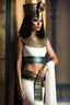 Placeholder: full body Cleopatra, pharaoh makeup, full body shot, written by Orcinus Orca, Ultra detail face in anceiant egipth palace