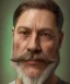 Placeholder: "MIddle aged white human male, with a trimmed but uneven beard, piercing green eyes with slick back hair head and shoulders portrait, 8k resolution concept art portrait by Greg Rutkowski, Artgerm, WLOP, Alphonse Mucha dynamic lighting hyperdetailed intricately detailed Splash art trending on Artstation triadic colors Unreal Engine 5 volumetric lighting Splash art fantasy"