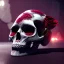 Placeholder: Cracked Skull and red rose, marble texture, dark, fantasy art, shallow depth of field, macro lens, unreal engine 5, ultra detailed,8k, HDR