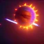 Placeholder: sun and planets, highly detailed, 3d render