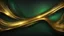 Placeholder: Hyper Realistic glowing-golden-texture with dark-green-&-black background