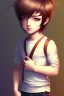 Placeholder: Shota, cute, brown hair, portrait, shy