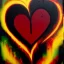 Placeholder: tetasdatia dark goth heart inifite symbol grafitti morphobic viral painting in the style of Wylie Beckert and Menri Shatise