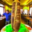 Placeholder: a big kebab at heavens gate