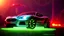 Placeholder: alien tech sports car, unusual neon lighting, high velocity, 64k, dystopian, vray, steampunk