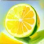 Placeholder: painting of a slice of citrus fruits, lemon, lime, oranges, realistic, acrylic paint