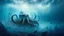 Placeholder: Gorgeous gargantuan kraken swimming in Atlantis in foggy waters