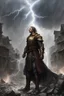 Placeholder: Human Cleric. “Hail pounding cobbled roofs into rubble, waves pulverizing rocks into pebbles, the crack of trees split by lightning, the crash of thunder, making the strongest men flinch... was there ever a more beautiful symphony?” You are a worshiper of destructive weather: an initiate devoted to the wrath of thunder and the divine justice of lightning. You may not be the most popular priest in your community, but few are foolish enough to risk your ire. Your youth was spent on the high seas.