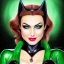 Placeholder: ultra detailed fullbody portrait of beautiful busty Catwoman, wearing skintight black costume, extremely detailed digital painting, intrincate, extremely detailed smiling face,crystal clear Big Green eyes, in the style of adam hughes , mystical colors , perfectly centered image, perfect composition, rim light, beautiful lighting,8k, stunning scene, raytracing