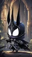 Placeholder: Chibi Hollow knight venom in 8k solo leveling shadow artstyle, in the style of fairy academia, hollow knight them, mask, close picture, neon lights, intricate details, highly detailed, high details, detailed portrait, masterpiece,ultra detailed, ultra quality