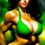 Placeholder: portrait 'beautiful Sexy Busty She-Hulk',crystal clear green eyes,painting by gaston bussiere, greg rutkowski, yoji shinkawa, yoshitaka amano, tsutomu nihei, donato giancola, tim hildebrandt, oil on canvas, cinematic composition, extreme detail,fit full head inside picture,32k