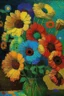 Placeholder: Rainbow flowers by van gogh