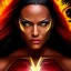 Placeholder: Ultra detailed fullbody Portrait in oil on canvas of X-men -beautiful dark phoenix on fire,extremely detailed digital painting,ultrarealistic skin,intense stare, extremely detailed face, crystal clear eyes, mystical colors ,perfectly centered image, perfect composition, rim light, beautiful lighting,masterpiece ,8k, stunning scene, raytracing, anatomically correct, in the style of uncannyknack and Ohrai Noriyoshi and robert e howard and Steve Jung and Wizyakuza and Simon Bisley.