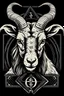Placeholder: give me a satanic goat like a virtual assistent logo