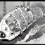 Placeholder: mix between the captain nemo submarine and the beatle yellow submarine by disney in a seabed imagined by winsor mccay