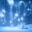 Placeholder: winter landscape, bells, ice, dreamy, science fiction