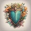 Placeholder: Greatshield in color sketch note spring art style