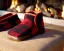 Placeholder: Red plaid slippers, bearskin,log cabin, stone fireplace