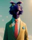 Placeholder: Realistic image, hybrid character, Sesame Street muppet, head, man body, human arms and hands, Shirt and tie, Wes Anderson style, concept art, smooth, unreal engine 5, god lights, ray tracing, RTX, lumen lighting, ultra detail, volumetric lighting, 3d, finely drawn, high definition, 4k.