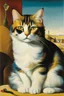 Placeholder: Partret of a cat calicó by Salvador Dalí